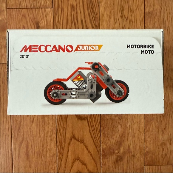 Meccano Junior, Motorbike STEAM Model Building Kit, new sealed - Picture 2 of 7